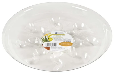 Saucer Plus Sp6vus 6-inch Plastic Planter Saucer - Clear