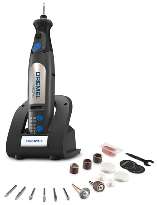Max Cordless Rotary Tool Kit, Variable Speed Motor, 8-Volt Lithium-Ion Battery