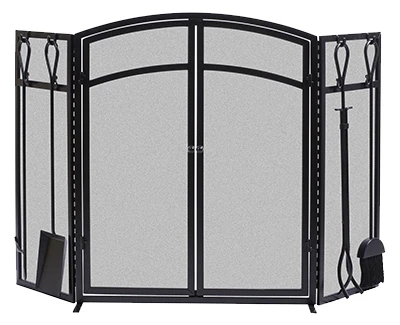 Fireplace Screen With Tools