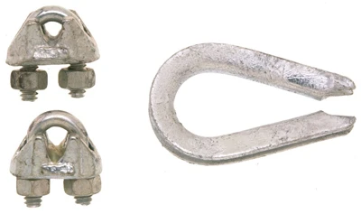 Rope & Clip Thimble, 1/4-In.