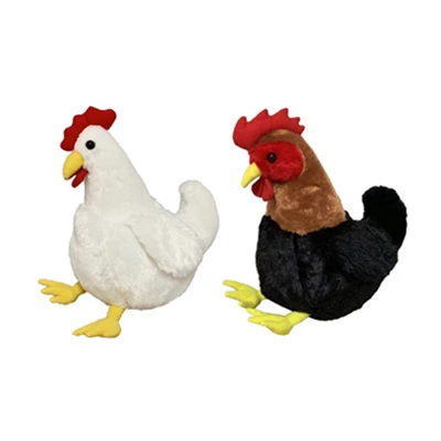 Plush Chicken Dog Toy, 12 In.