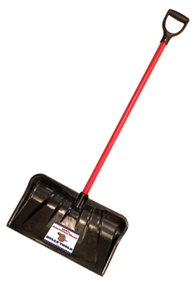 BULLY TOOLS Combination Snow Shovel/Pusher, 22-In.