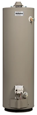 Short Water Heater, Natural Gas, 40,000 BTU, 40 Gallons