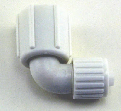 PEX Pipe Swivel Elbow, 3/8 PEX x 1/2 In. FPT