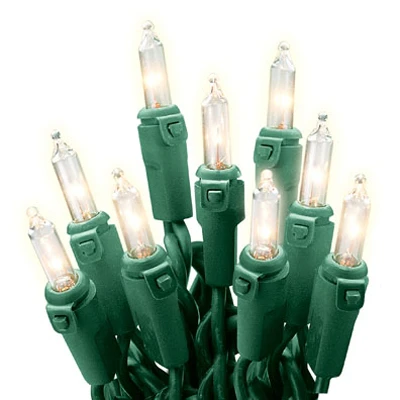 Christmas String to String 50-Light Set, Clear