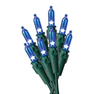 Christmas LED 50-Light Set, Mini, Blue