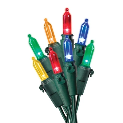 Christmas LED 100-Light Set, Mini, Multi