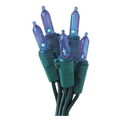 Christmas LED 100-Light Set, Mini, Blue