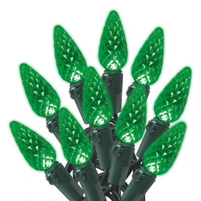 Christmas LED 70-Light Set, C6, Green