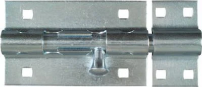 Door Barrel Bolt, Heavy-Duty, Zinc, 5 In.