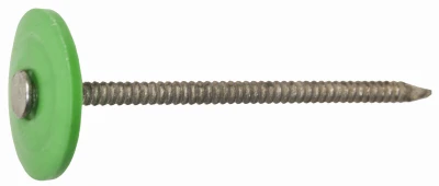 Fasn-rite Galvanized Plastic-cap Roofing Nails, 12 Gauge, 1.25-inch, 250 Count