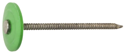 Fasn-Rite Galvanized Plastic-Cap Roofing Nails, 12 Gauge, 1.5-In., 185-Ct.