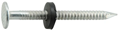 Fasn-rite Hot-dipped Roofing Nails With Neoprene Washer, 2-inch X 10-gauge, 5-pound Box