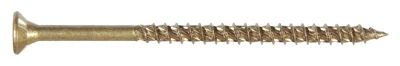 Power Pro Self-Drilling Exterior Wood Screws, Star Drive, Bronze Ceramic, 3.5-In. x #10, 1-Lb.