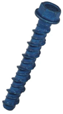 Concrete Screw Anchors, Hex Head, 5/16 x 2-In., 16-Pk.