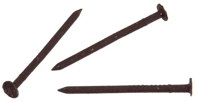 Stainless Steel Trim Nails, Dark Brown, 1.25-inch X 15, 6-ounce Pack