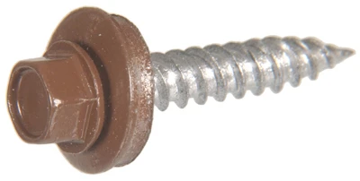 PROJECT CENTER BROWN PAINTED SELF-PIERCING SHEETER (#10 X 1-1/2")
