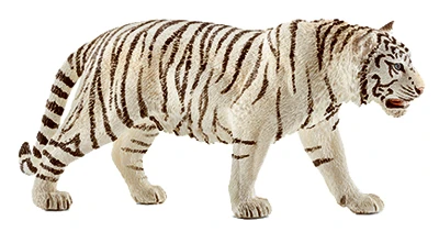 White Tiger Toy Animal Figure for Children Ages Three and Up