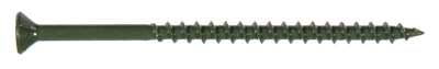 Deck Plus Exterior Ceramic Wood & Deck Screws, Green, #10 x 3-In., 25-Lbs.