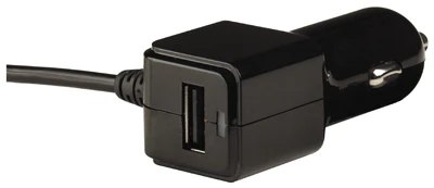 DC USB Car Charger, Black