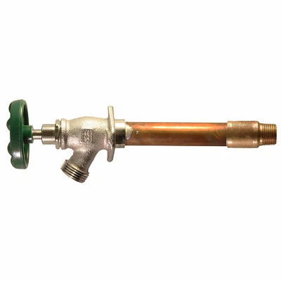 Frost Free Hydrant Faucet, Lead-Free, 1/2 MPT x 1/2 In. Female Copper Pipe Inlet x 4 In.