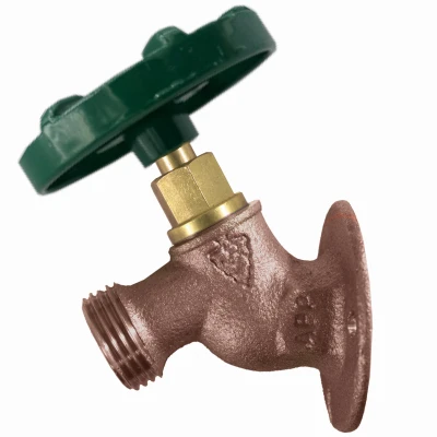 No-Kink Hose Bibb, Lead-Free, 3/4 FIP x 3/4 In. Hose Thread