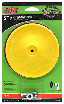 Gator 5-In Stick-On Sanding Disc Kit Gator 5-In Stick-On Sanding Disc Kit