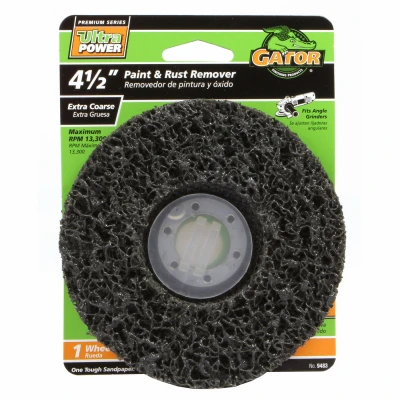 Paint & Rust Strip Kit, Silicon Carbide, 60-Grit, 4.5 In.