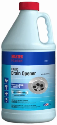 MASTER PLUMBER Drain Opener, 64-oz.