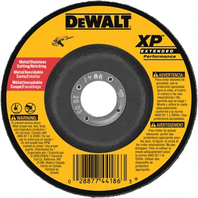Metal Cutting Wheel, .045 x 7/8 x 7 In.