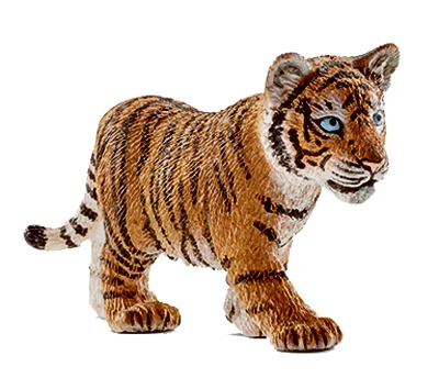 Standing Orange Tiger Cub Toy Animal Figure, Ages 3 & Up