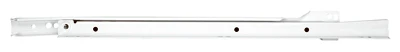 Self-Closing Drawer Slide, Medium-Duty, White, 20-In.