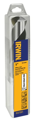 IRWIN Silver & Deming Drill Bit, High Speed Steel, 1-In.