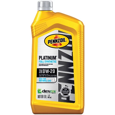 Platinum OW-20 Synthetic Engine Oil, 1 Qt.