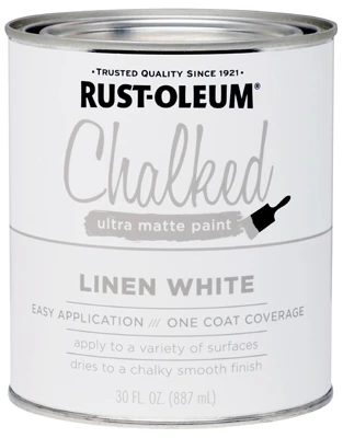 Chalked Paint, White, 30 oz.