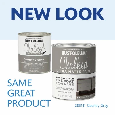Chalked Country Gray Ultra Matte 30 Oz. Interior Chalk Paint