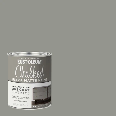 Chalked Country Gray Ultra Matte 30 Oz. Interior Chalk Paint