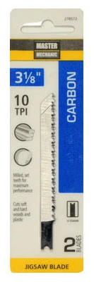 Carbon Jigsaw Blade, 3-1/8 In., 10-TPI, 2-Pk.