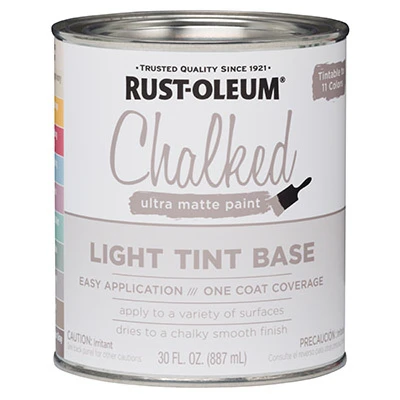 Chalked Paint, Light Tint Base, 30 oz.
