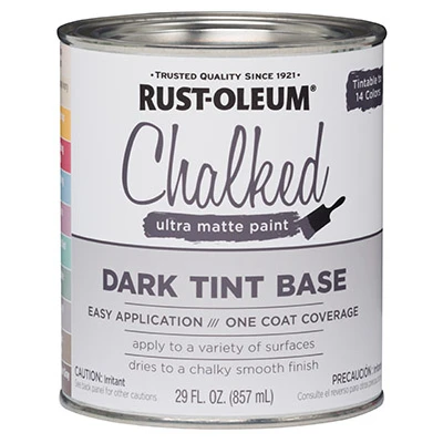 Chalked Paint, Dark Tint Base, 30 oz.