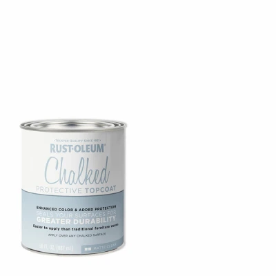 Chalked Matte Clear Protective Topcoat 30 Oz For Ultra Matte Finishes