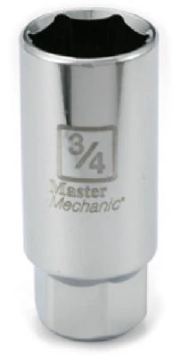 3/8 Inch Drive 3/4 Inch 6-Point Spark Plug Socket
