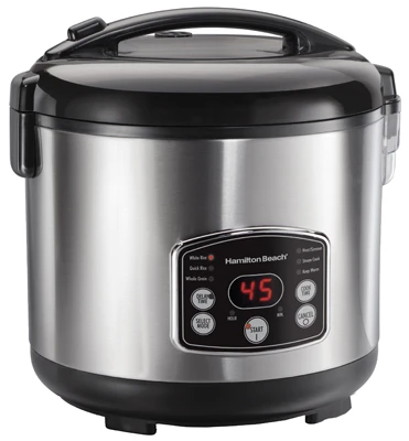 Digital Simplicity Rice Cooker/Steamer, 14-Cup