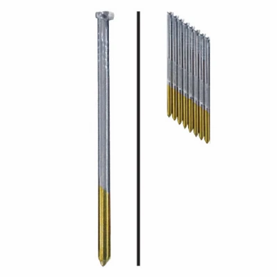 Collated Finish Nails, Angled, 15 Gauge, Galvanized, 2-In., 4,000-Ct.