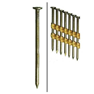 Collated Framing Nails, Plastic Strip, Smooth, Brite, 2-3/8-In. x .113, 2,000-Ct.
