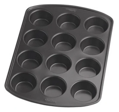 Gold Non-Stick Bakeware Muffin Pan, 12 Cup
