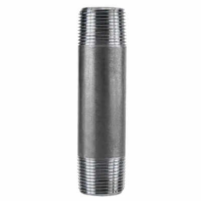 1 x 5 In. Black Pipe Nipple