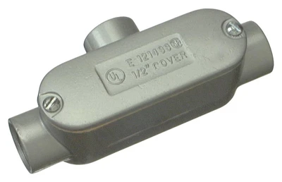 Rigid Conduit Body, Threaded, Type T, 1/2-In.