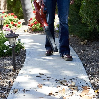 Cordless Sweeper and Leaf Blower with 20-Volt Battery and 115 Miles Per Hour Air Speed