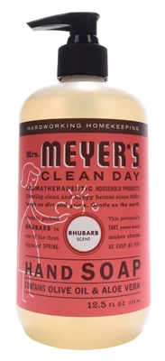 Liquid Hand Soap, Rhubarb Scent, 12.5 oz.